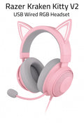 Razer Kraken Kitty V2 USB Wired RGB Gaming Headset - Quartz Pink